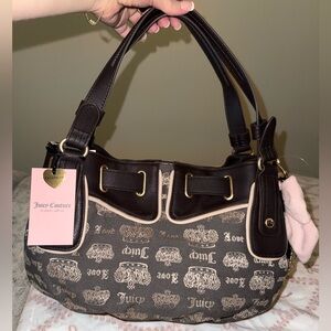 Juicy Couture - Fan Club Satchel - Chocolate Sandstone